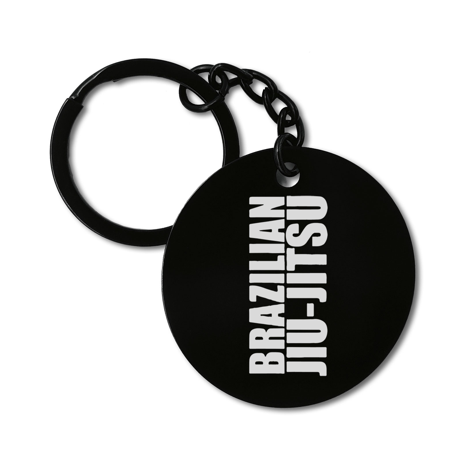 Brazilian Jiu Jitsu Flag BJJ Sport Graviruotas metalinis pakabukas su pasirenkamu užkabinimu