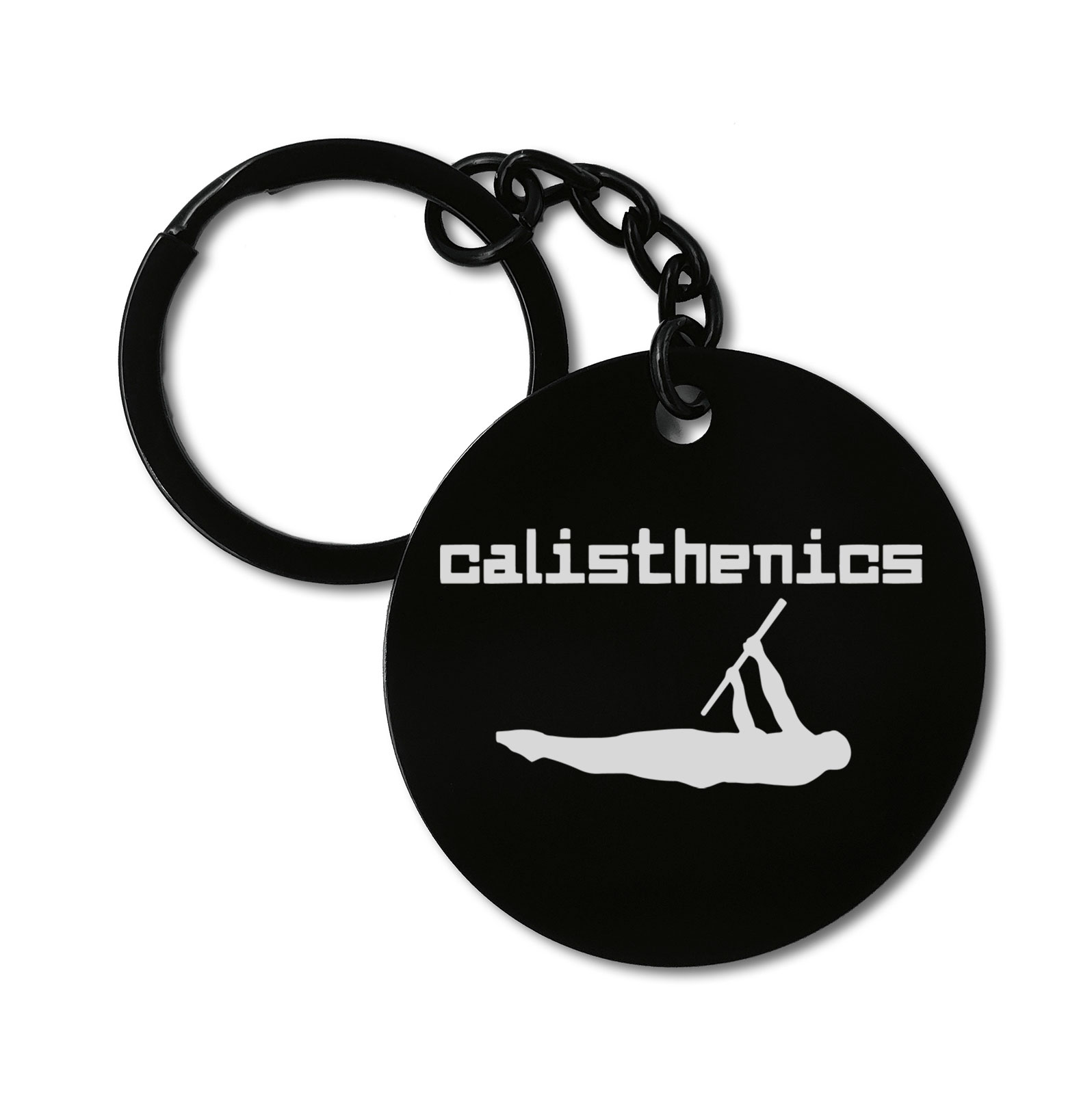 Calisthenics Front Lever Street Workout Graviruotas metalinis pakabukas su pasirenkamu užkabinimu