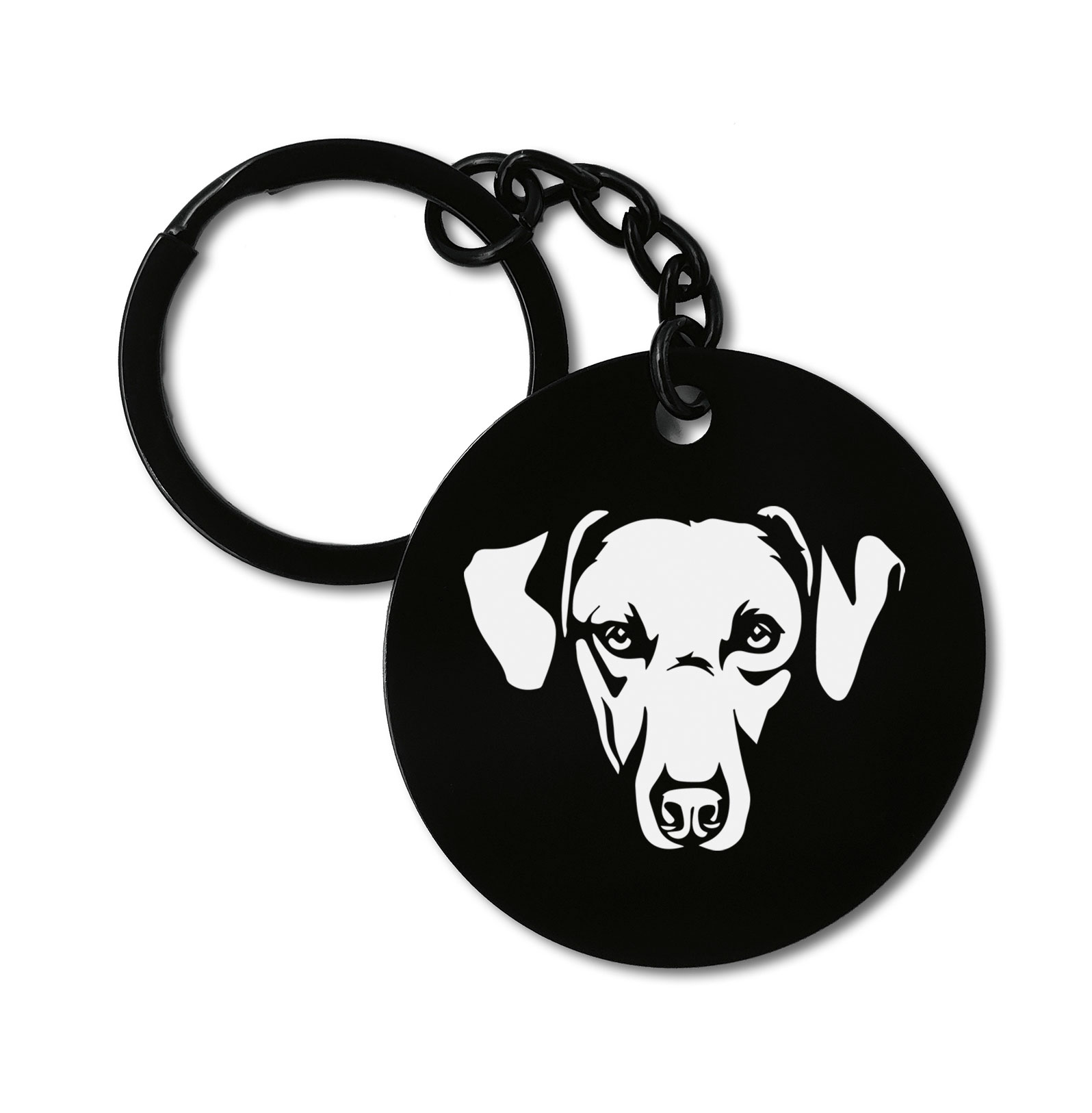 Sloughi Dog Breed Graviruotas metalinis pakabukas su pasirenkamu užkabinimu
