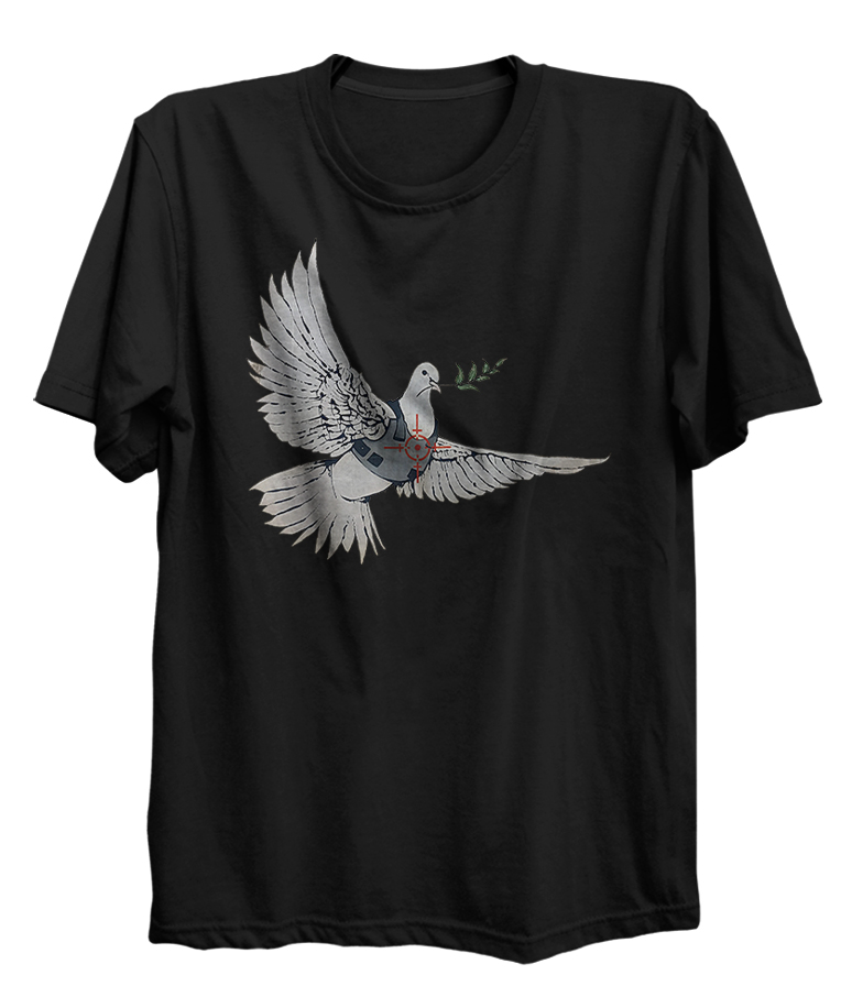 Banksy Peace Dove With Bulletproof West Target Point