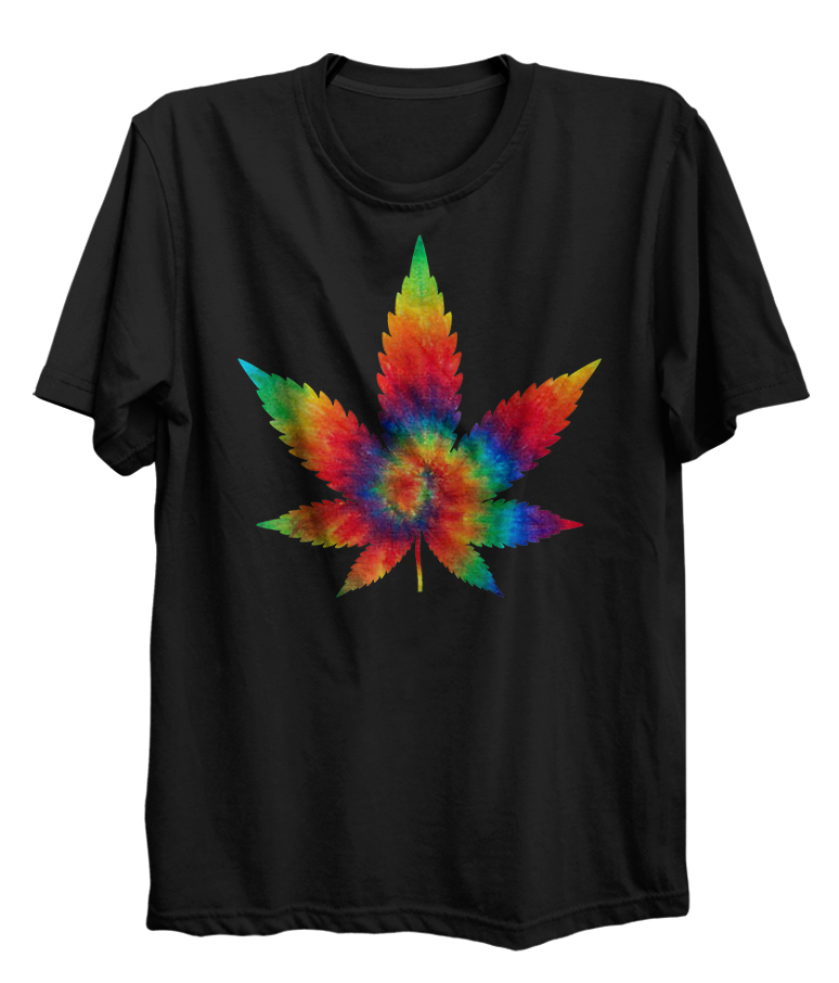 Colorful Marihuana Leaf Weed