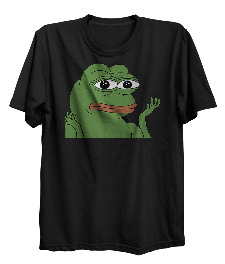 Pepe Frog IDK Meme Shoulder Shrug