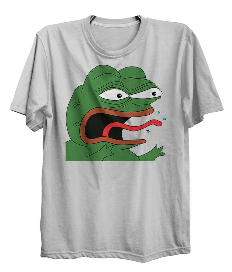 Pepe Frog Shouting Anger Meme
