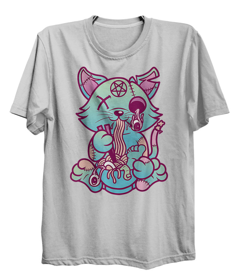 Ramen Zombie Cat Japanese