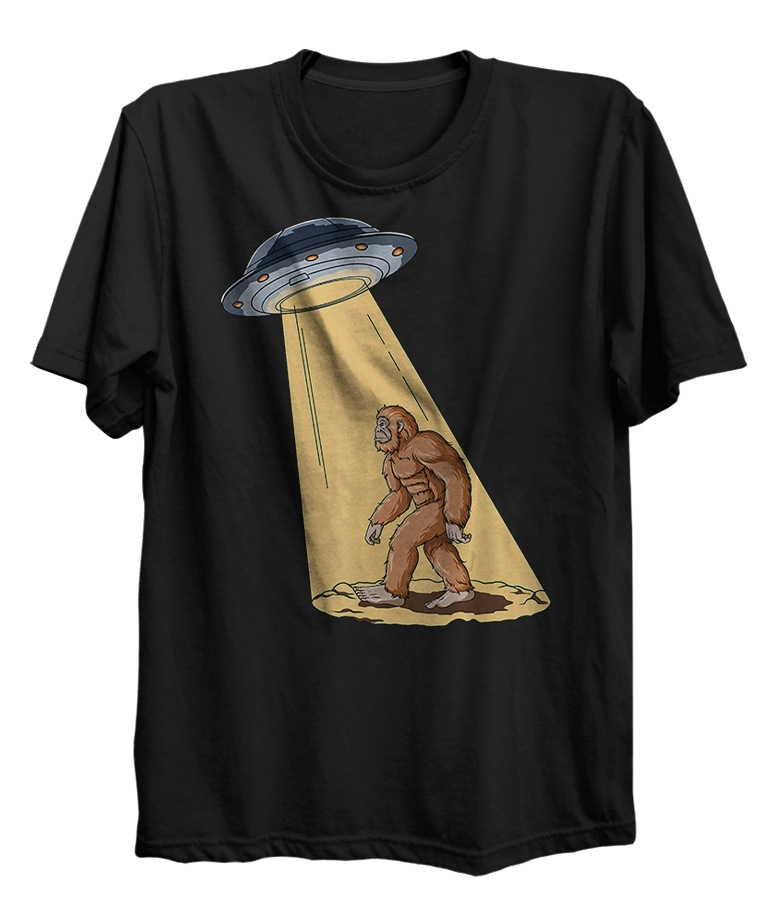 Alien Abduction Bigfoot Mystical Funny