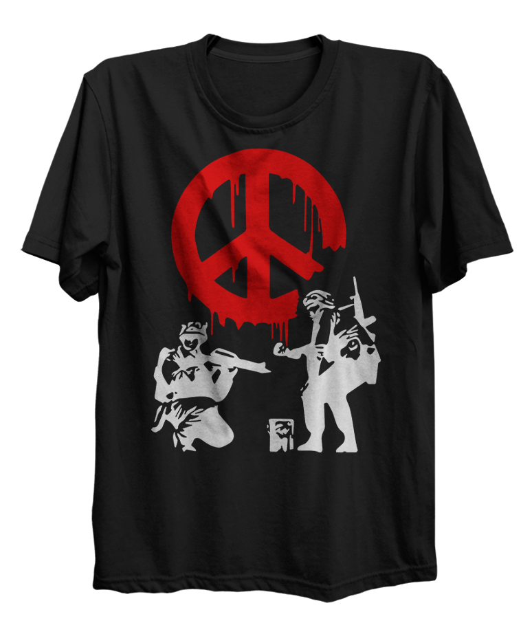 Banksy Peace Soldiers Street Art Street Art Graffiti