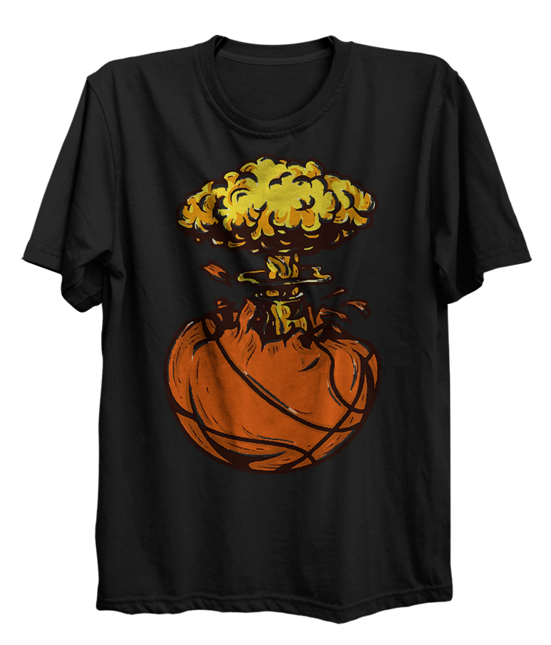 Basketball Explosion Funny Ball Lover