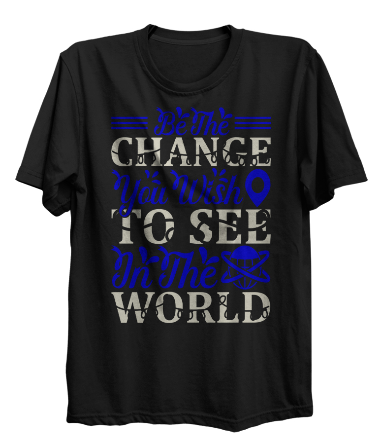 Be the Change Motivational Quote Inspire