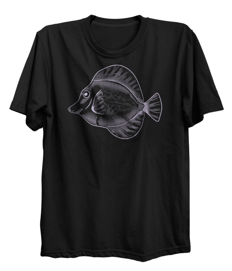 Beautiful Fish Illustration Ocean Sea Fisherman