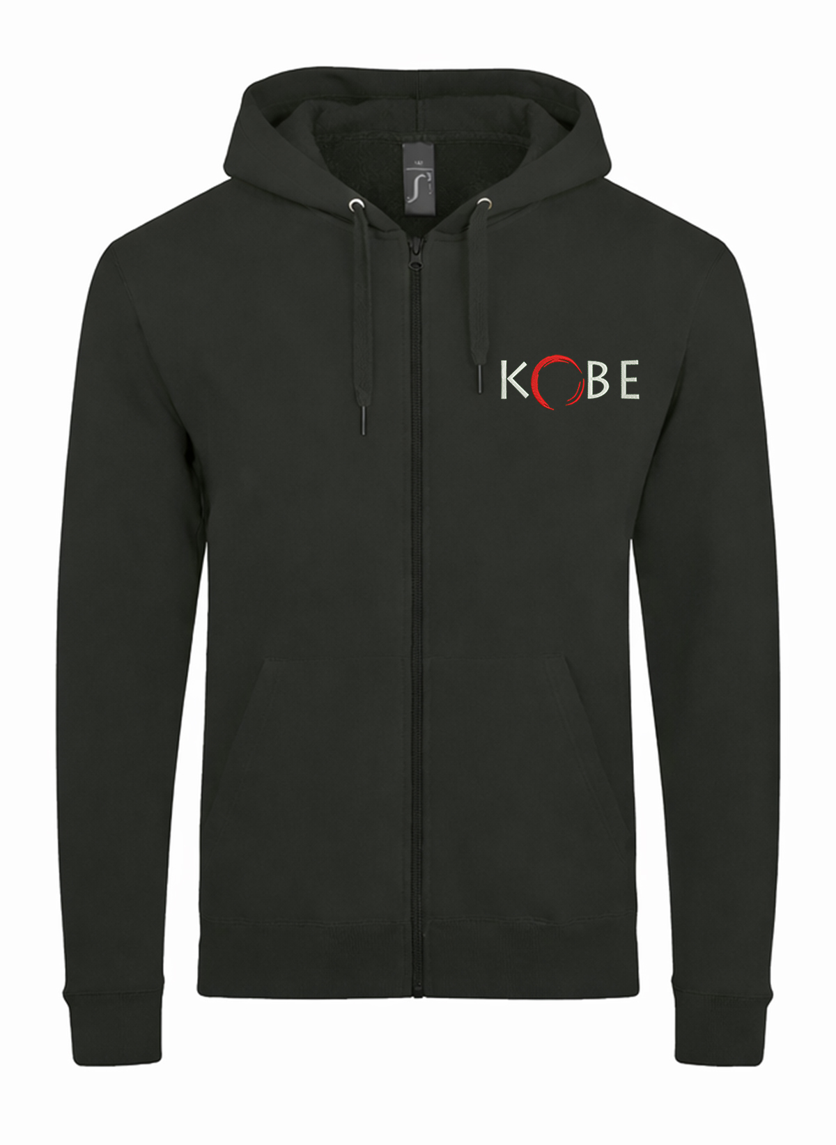 Kobe Japan City Rising Sun Unisex džemperis su užtrauktuku ir gobtuvu