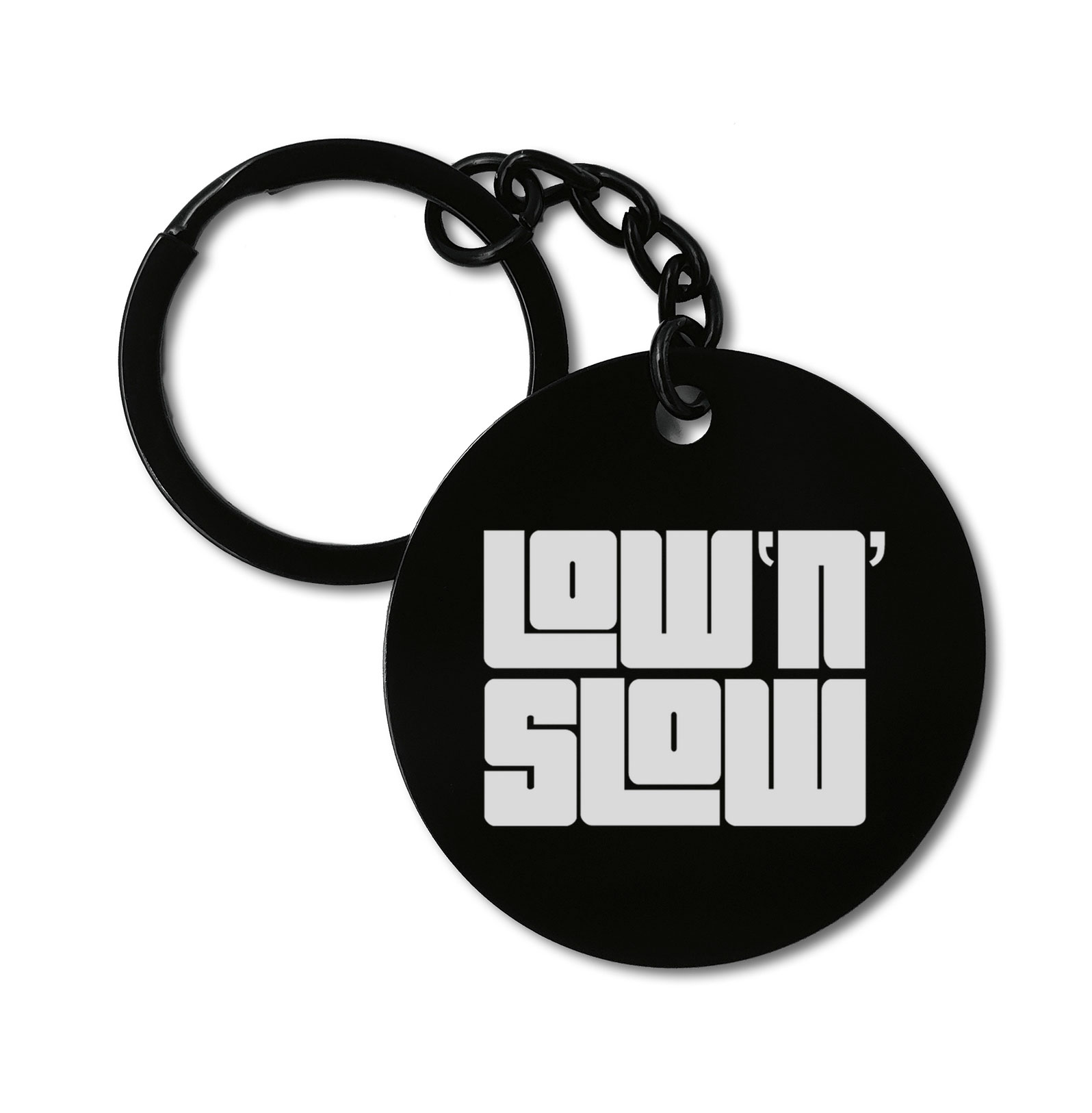 Low And Slow Car Culture Stance Graviruotas metalinis pakabukas su pasirenkamu užkabinimu
